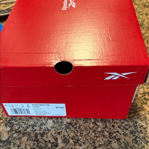 Reebok Smash Edge Unisex Tennis Shoes - Teal and Blue unisex - Picture 6 of 6